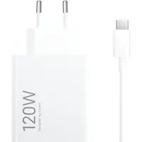 Xiaomi Hypercharge Chargeur Power Delivery 120 W + Câble USB-A vers USB-C (1 m) Blanc