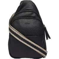 s.Oliver sac en bandoulière sac à épaule bandoulière Sling Bag Grey / Black noir