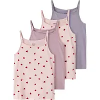 Name it Maillot de corps lavande / violet pastel / rose / rouge carmin