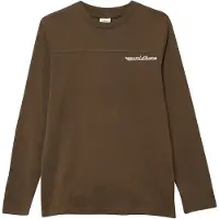s.Oliver T-Shirt brun foncé / blanc