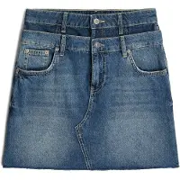G-Star Mini-Jupe Carter Double Waistband - Bleu moyen - Femmes