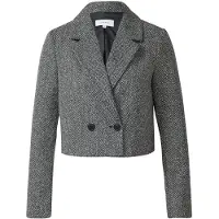 Comma Blazer noir / blanc