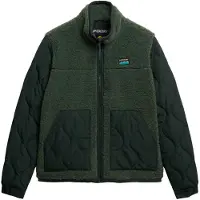 Superdry Veste mi-saison olive / vert foncé
