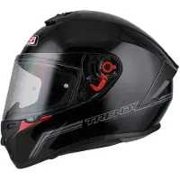 Nzi Trendy 2 Solid Noveau Full Face Helmet Noir L