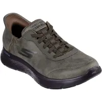 SKECHERS Sneakers 216326-OLV in Olive Textile color size 45