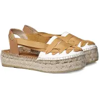 Toni pons Rio-cu Espadrilles Marron,Blanc EU 35 Femme