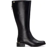 Carmela pour femme. 16264202-NEGRO Bottes en cuir 162642 noir (41), 1 à 3 cm, Fermeture éclair, Casuel
