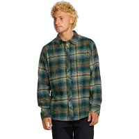 Billabong Coastline Long Sleeve Shirt Vert S Homme