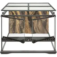 Exo Terra Terrarium Screen Top Cover 45x45cm Marron 45 x 45 cm