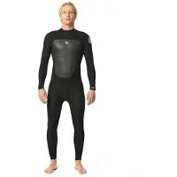 Rip Curl Omega 4/3 Mm Gb Steamer Long Sleeve Back Zip Neoprene Suit Noir MT Homme