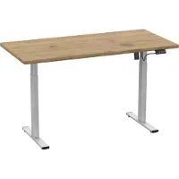VCM Bureau réglable en hauteur | réglable en hauteur électrique stpless 71-120 cm | Computer Dimensions 140x80 | Table de bureau Lona