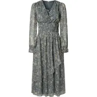 Pepe Jeans pour femme. PL9537692 Robe Livy bleue (M), Casuel, Polyester, Manche longue