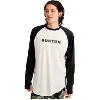 Burton Midweight Roadie Tech Crew Long Sleeve Base Layer Blanc M Homme