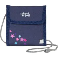 School-mood pochette tour de cou porte-monnaie Neck Pouch Leni bleu marine