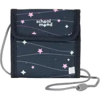 School-mood pochette tour de cou porte-monnaie Neck Pouch Ella bleu marine