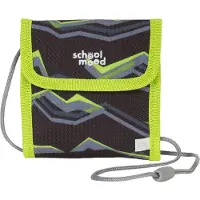 School-mood pochette tour de cou porte-monnaie Neck Pouch Finn noir