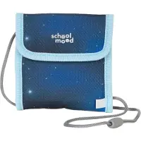 School-mood pochette tour de cou porte-monnaie Neck Pouch Moritz bleu marine