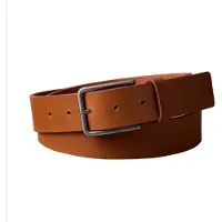 Calvin Klein Ceinture 'Smooth Buckle' marron