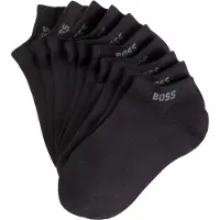 BOSS Chaussettes gris chiné / noir