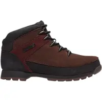 Timberland pour homme. TB0A2K84EIV1 Euro Sprint Leather Ankle Boots brown (41), Cuir, Marron, Plat, Lacets, Casuel, Sport, Outdoor, De plein