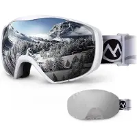 Outdoor Master Classic Polarized Ski Goggles Blanc