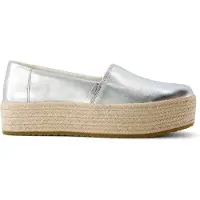 Toms Valencia Espadrilles Argenté EU 39 Femme