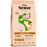 Dibaq Nourriture Pour Chien Au Poulet Sense Low Grain Adult Mini 2kg