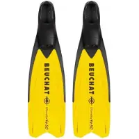 BEUCHAT Mundial One-50 Soft Flex Freediving Fins Jaune EU 39-40