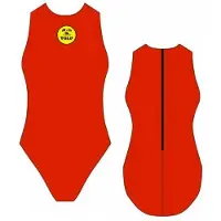Turbo Basic Swimsuit Orange L Femme