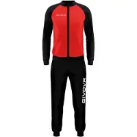 Givova Cuba Tracksuit Rouge,Noir XS Homme