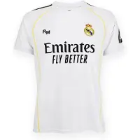 Real Madrid 25/26 Mbappe Home Short Sleeve T-shirt Blanc XL Homme
