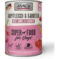 Mac'S 6x800g Adult viande de tête & carottes nourriture pour chien humide
