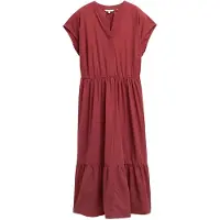 Tom Tailor Robe Sans Manches Solid Volants