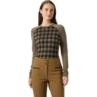 Helly Hansen Lifa Merino Midweight Long Sleeve Base Layer Marron L Femme
