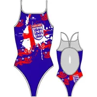 Turbo Maillot De Bain à Fines Bretelles England Shield