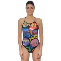 Turbo Halloween Skulls Swimsuit Multicolore 3XL Femme