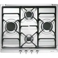 Smeg Table De Cuisson à Gaz S60ghs 60 Cm 4 Feux