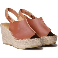 Toni pons Lugano-p Esparto Wedge Sandals Marron EU 42 Femme