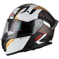 Nzi Go Rider Stream Trident Full Face Helmet Blanc,Noir 3XL