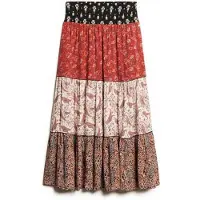 Superdry Printed Long Skirt Multicolore XL Femme
