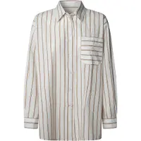 Pepe Jeans pour femme. PL3051245 Chemise Lina blanche (XS), Casuel, Coton, Manche courte