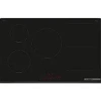 Bosch Serie 6 PVW831HB1E, Noir, Encastrable, 80 cm, Plaque de cuisson à induction avec zones, Vitrocéramique, 5 zones/zones