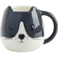 Balvi Tasse KITTY noir/blanc, Tasse, Noir