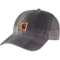 Carhartt Flannel Cap Gris