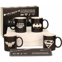 SD Toys Dc Comics Sd Set Of Icons 4 Cups Argenté