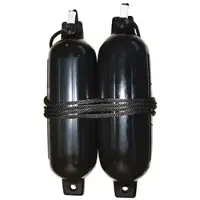 Seachoice Twin Eye Fender Kit Noir 14 x 51 cm
