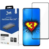 3MK Protection d'écran Hardglass Max Lite (1 pcs, Samsung Galaxy A02s), Téléphone portable : film de protection, Noir