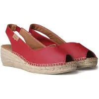Toni pons Bernia-p Esparto Wedge Sandals Rouge EU 34 Femme
