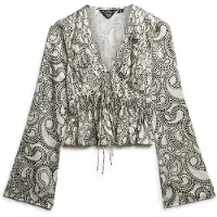 Superdry Chemisier à Manches Longues 70s Pleated
