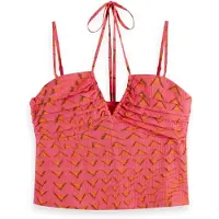 Scotch & Soda U9a00700t Sleeveless Top Rose 36 Femme